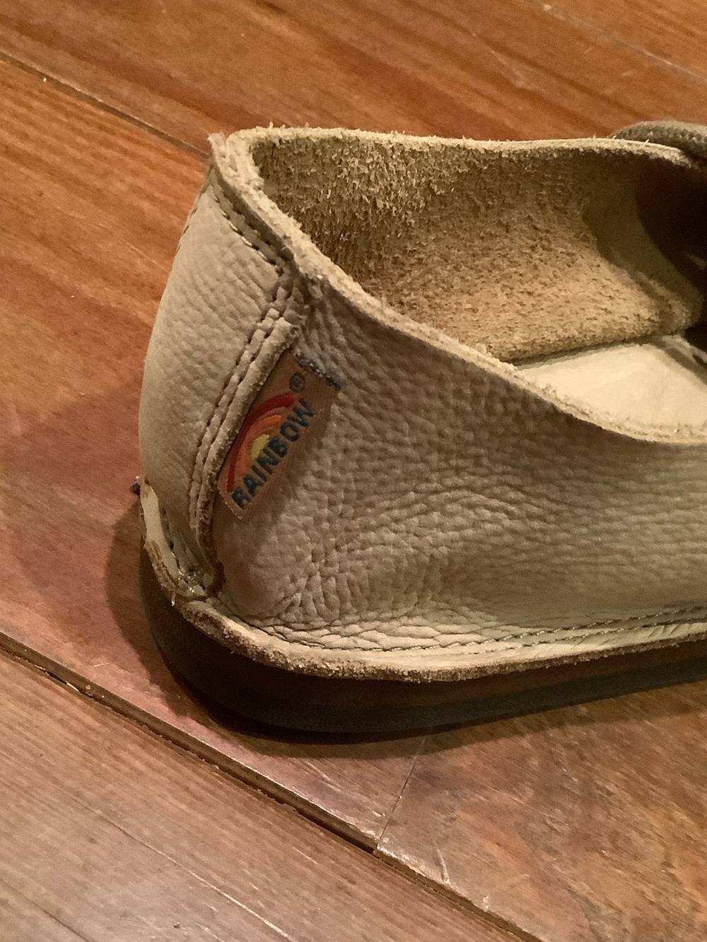 Rainbow Men's Mocca Shoe Lace-Up Loafer in Sierra Brown - Picture 6 of 12